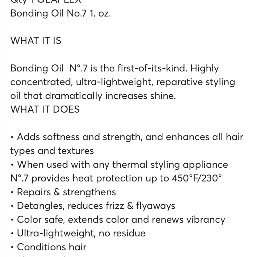 OLAPLEX bonding oil